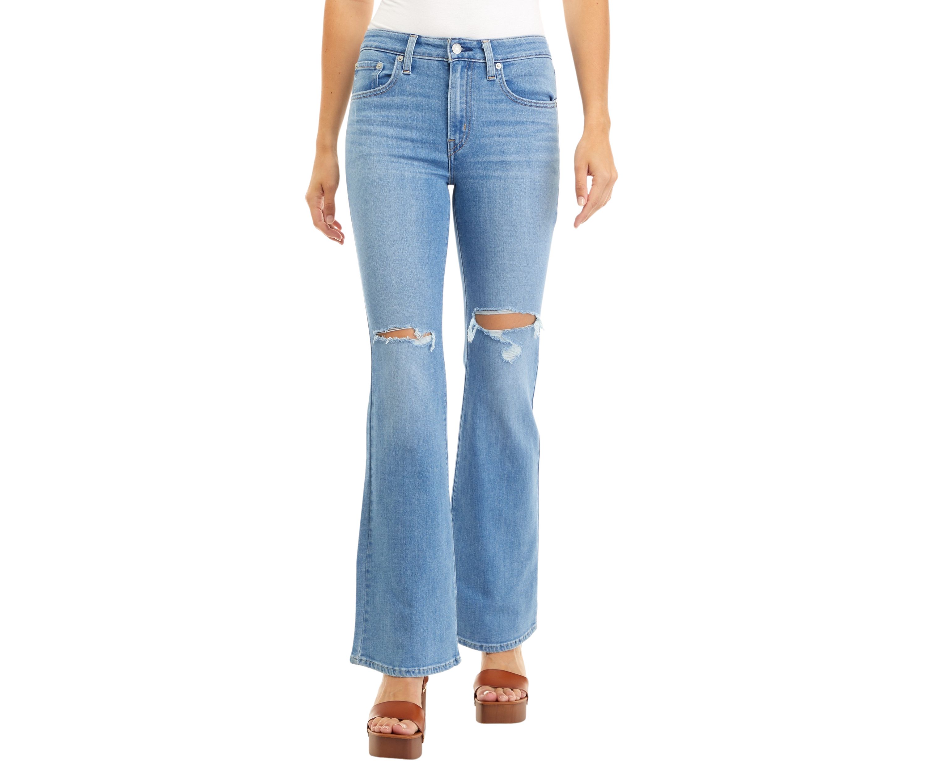 High Rise Flare Lets Talk Jeans