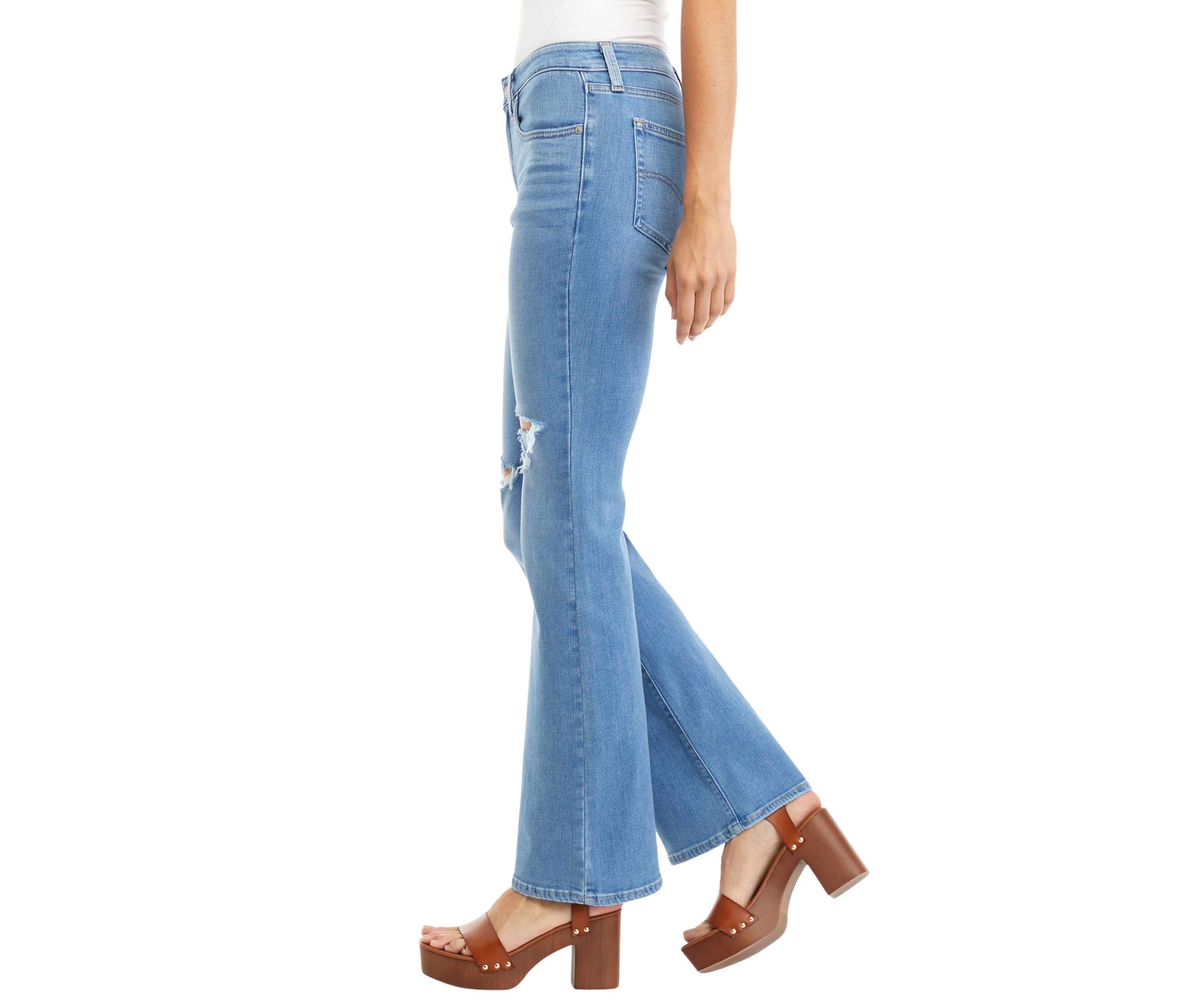 High Rise Flare Lets Talk Jeans
