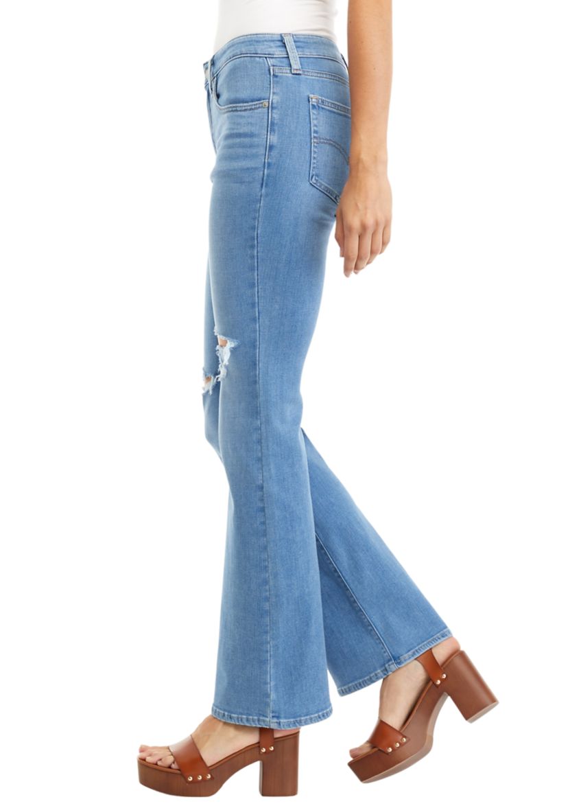 High Rise Flare Lets Talk Jeans