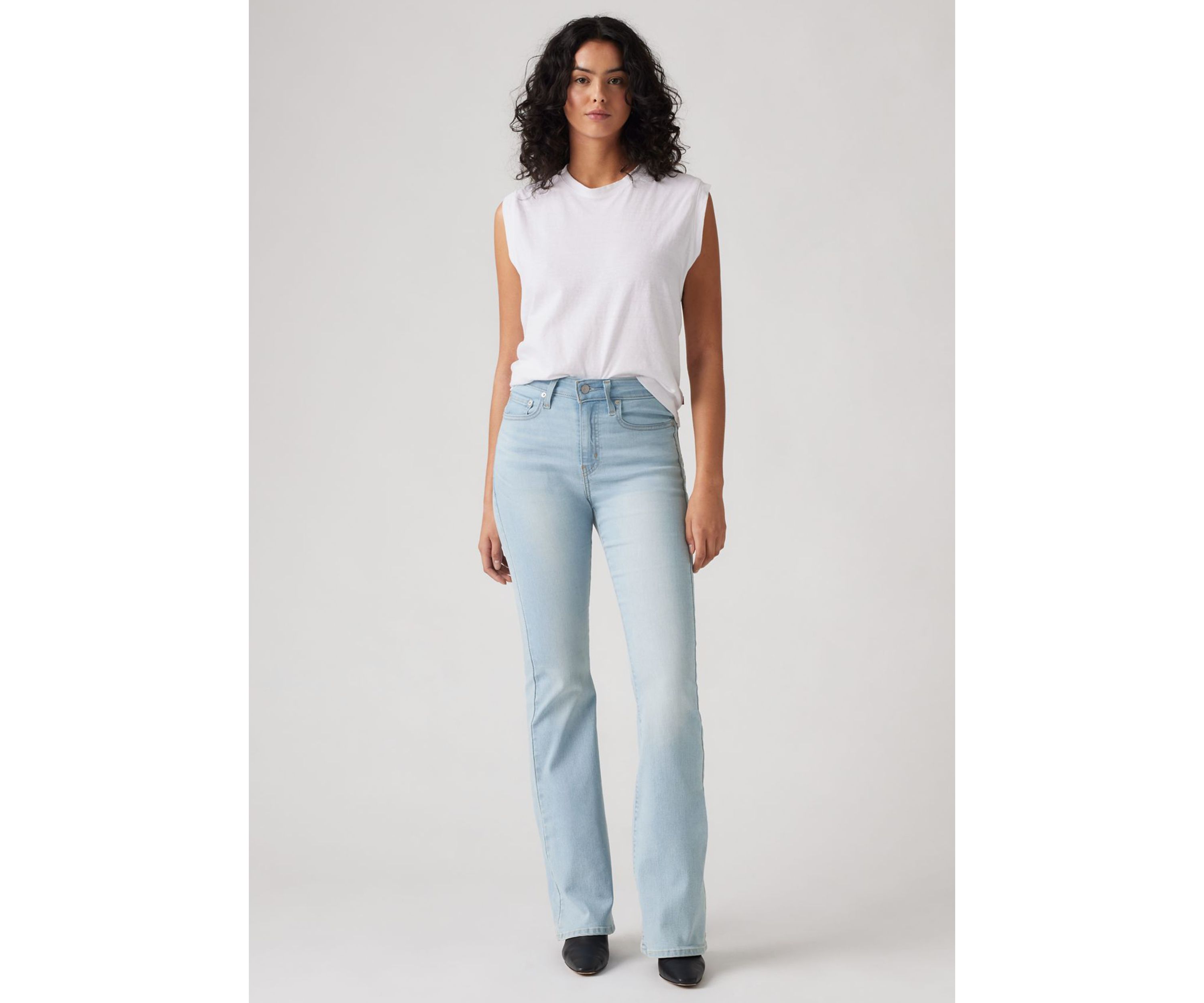 High Rise Flare Jeans