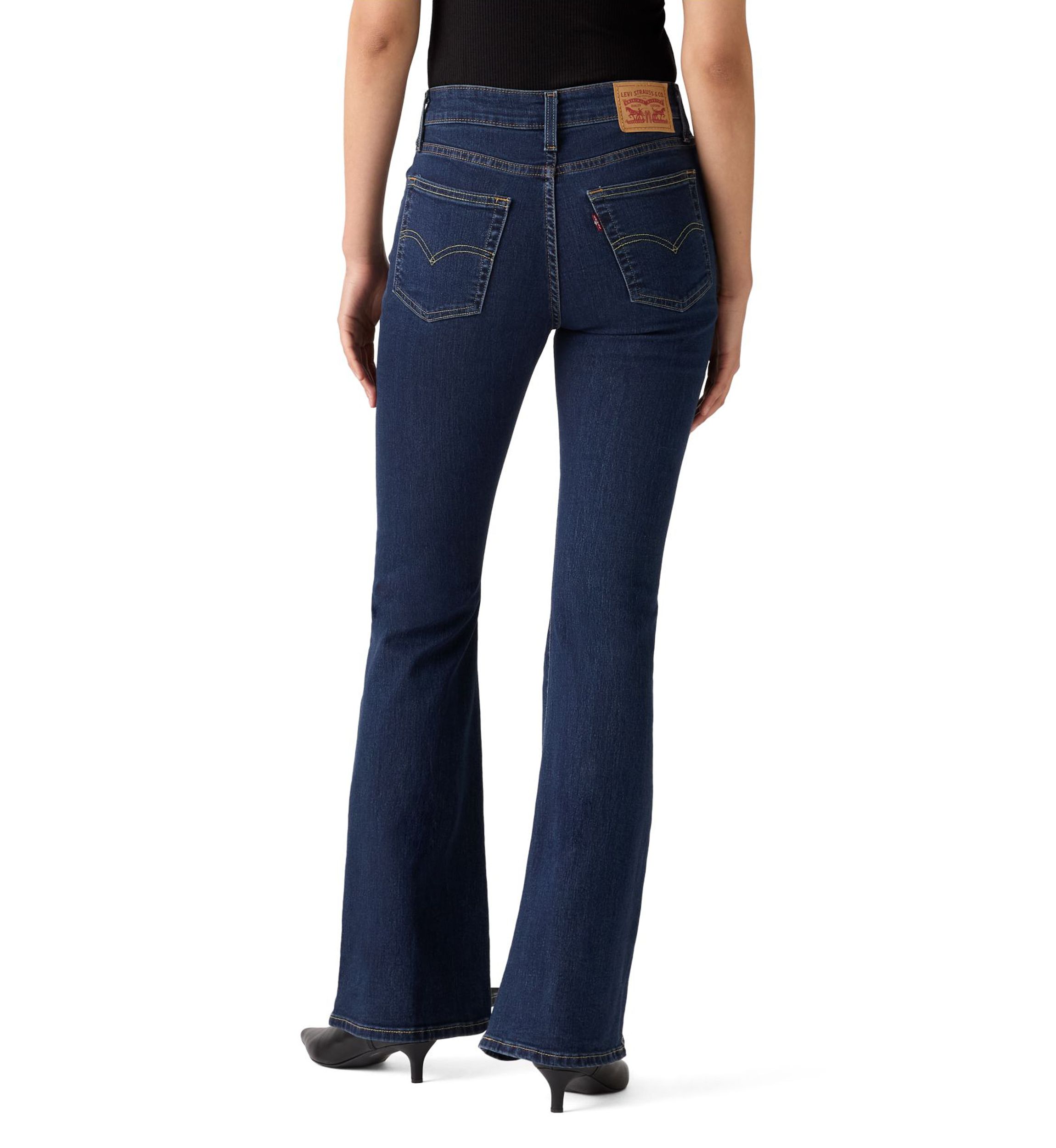 High Rise Flare Jeans 
