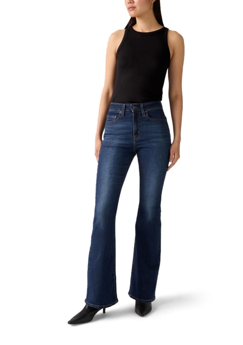 High Rise Flare Jeans 