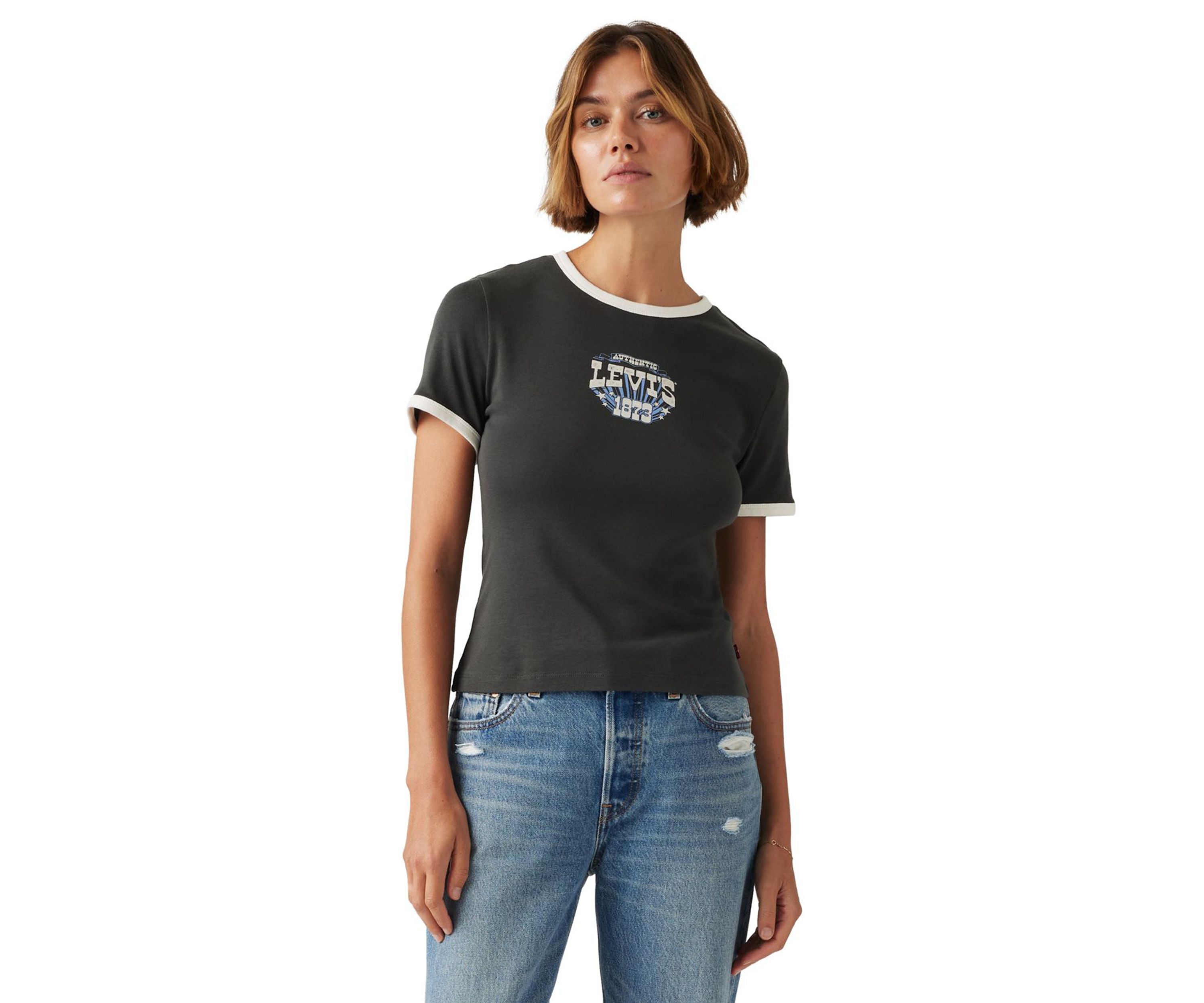 Womens Logo Graphic T-Shirt
