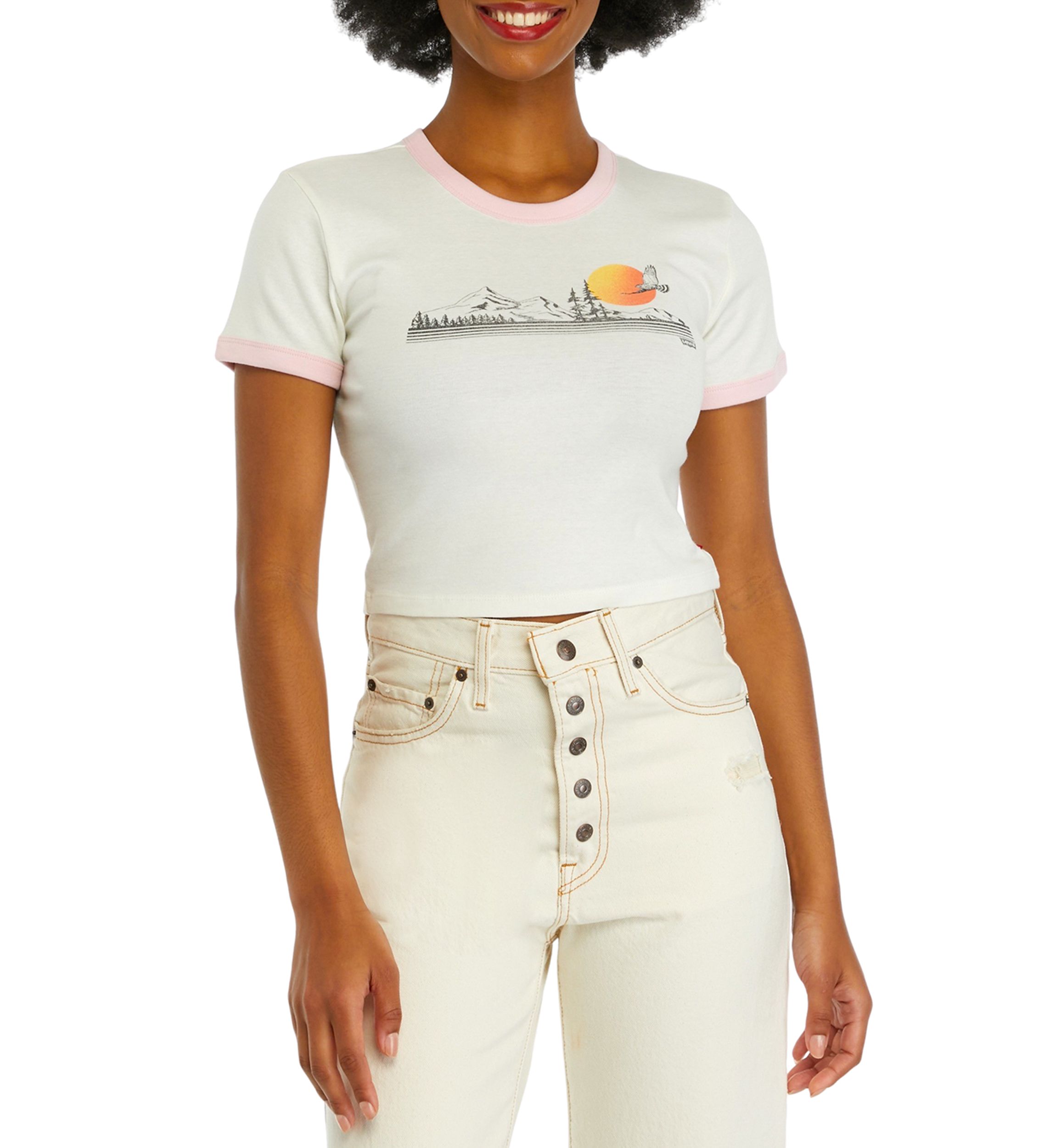 Graphic Mini Ringer Graphic T-Shirt 