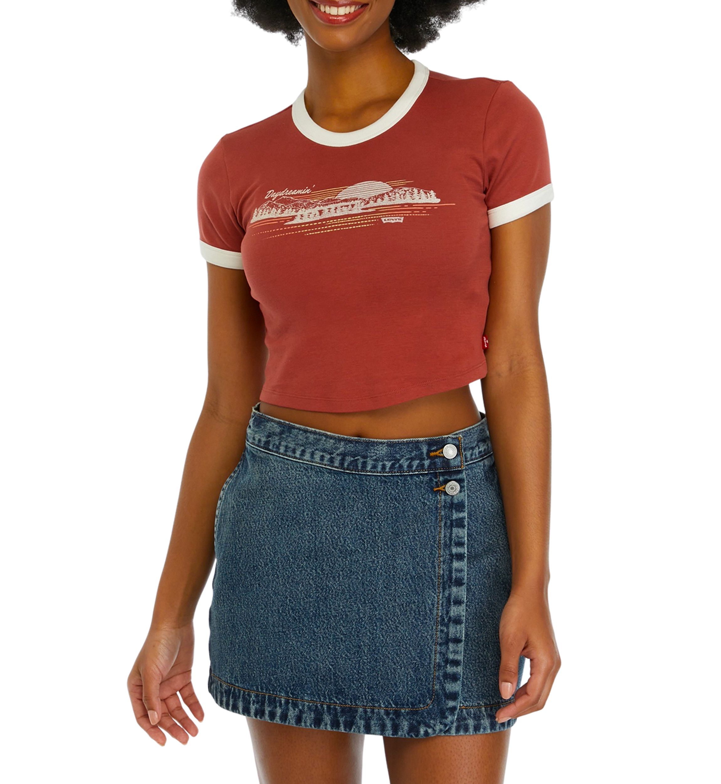 Mini Ringer Graphic T-Shirt