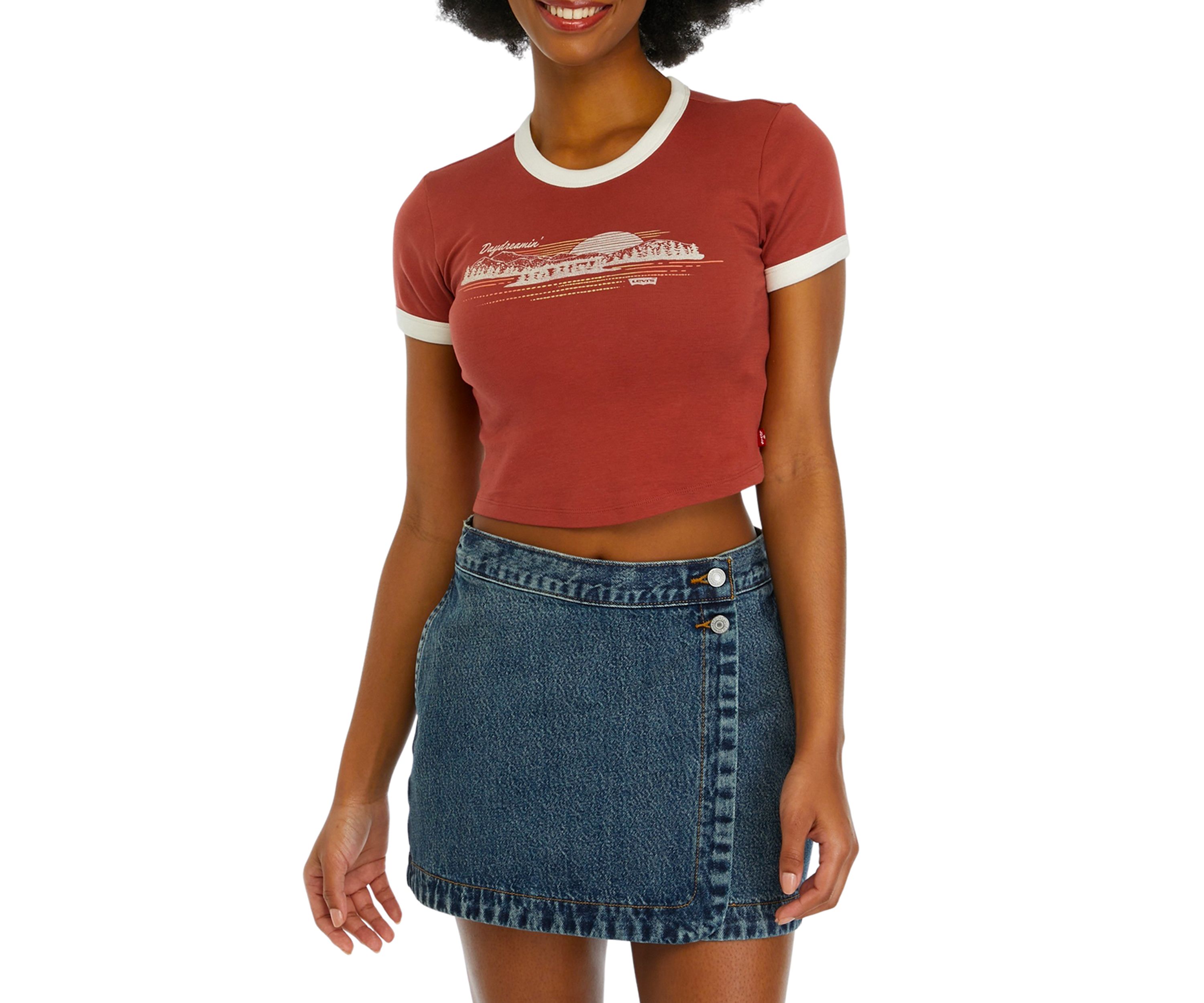 Mini Ringer Graphic T-Shirt