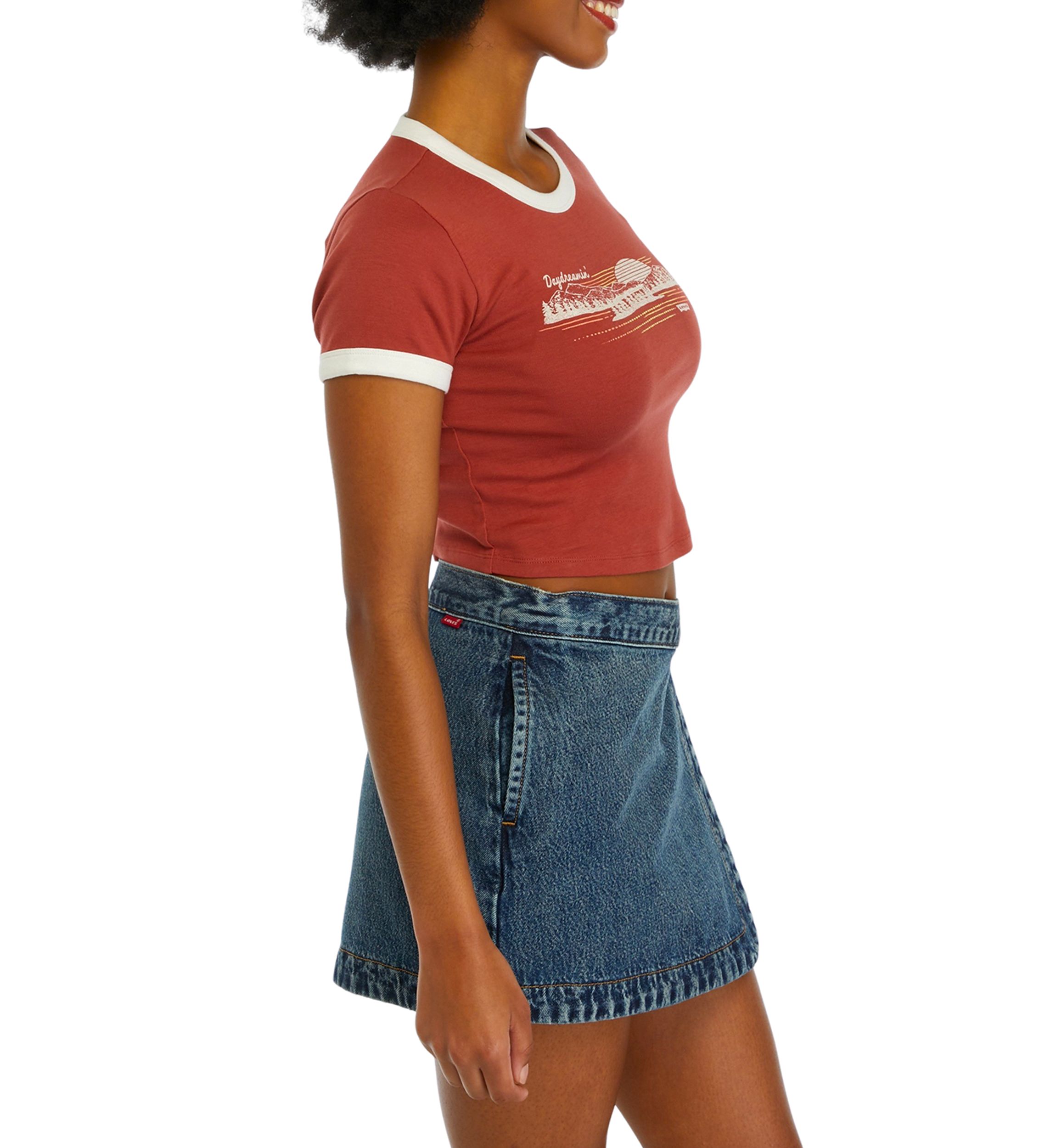 Mini Ringer Graphic T-Shirt