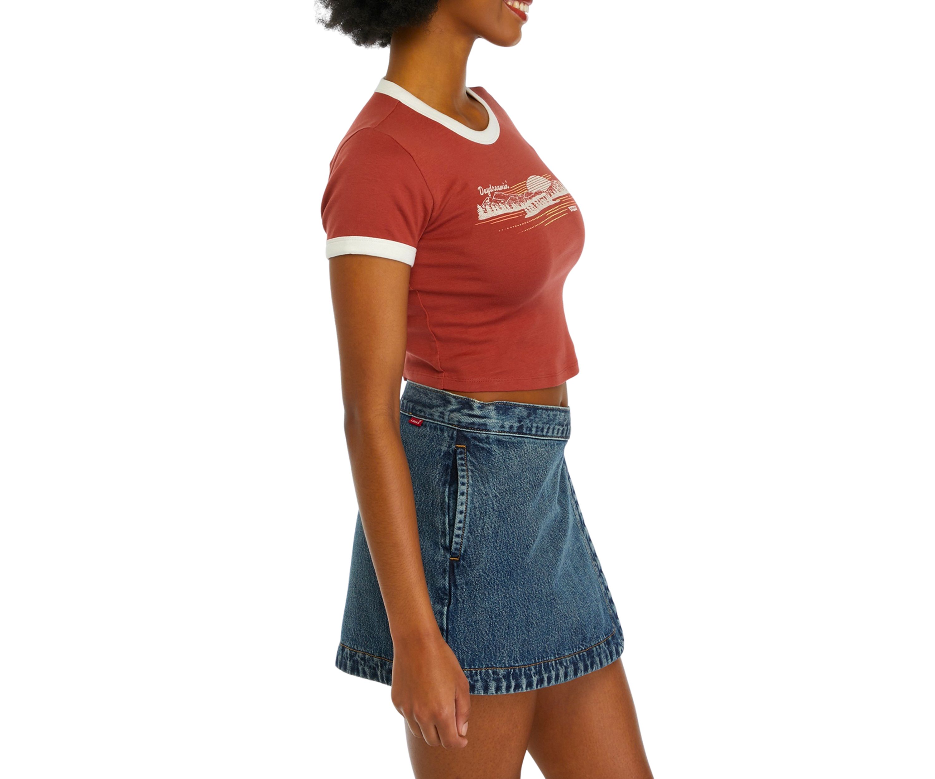 Mini Ringer Graphic T-Shirt