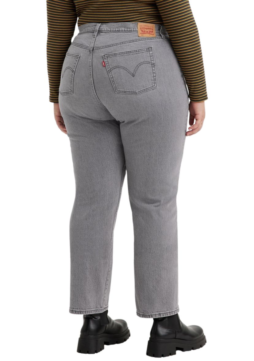 Plus Size Straight Leg Jeans 
