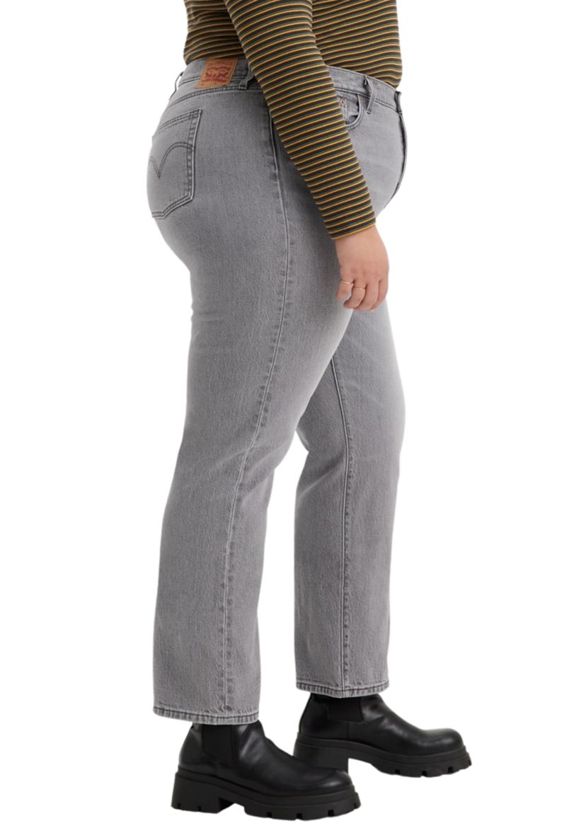 Plus Size Straight Leg Jeans 