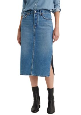 Junior mid clearance length skirts