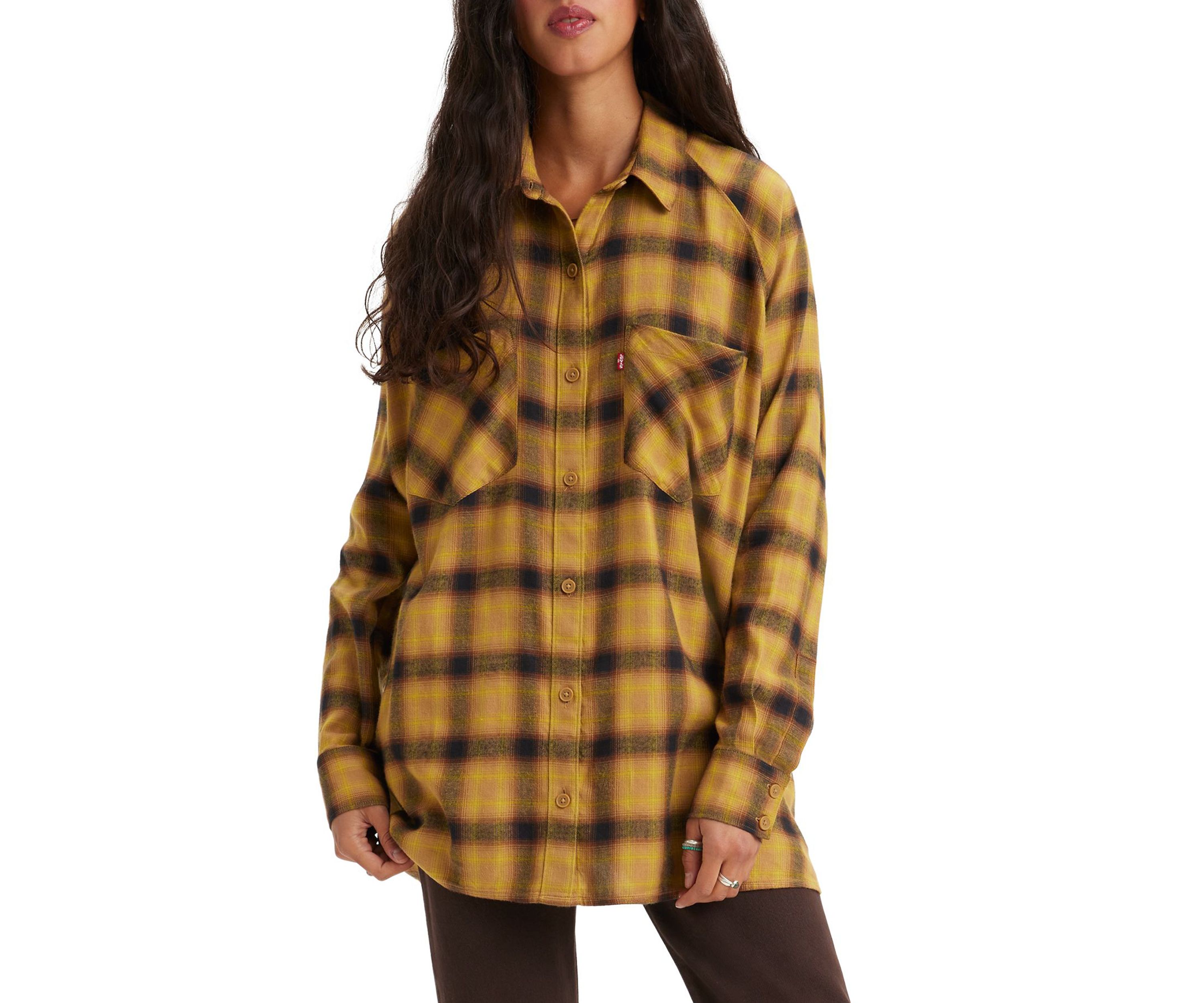 Linda Plaid Dijon Shirt