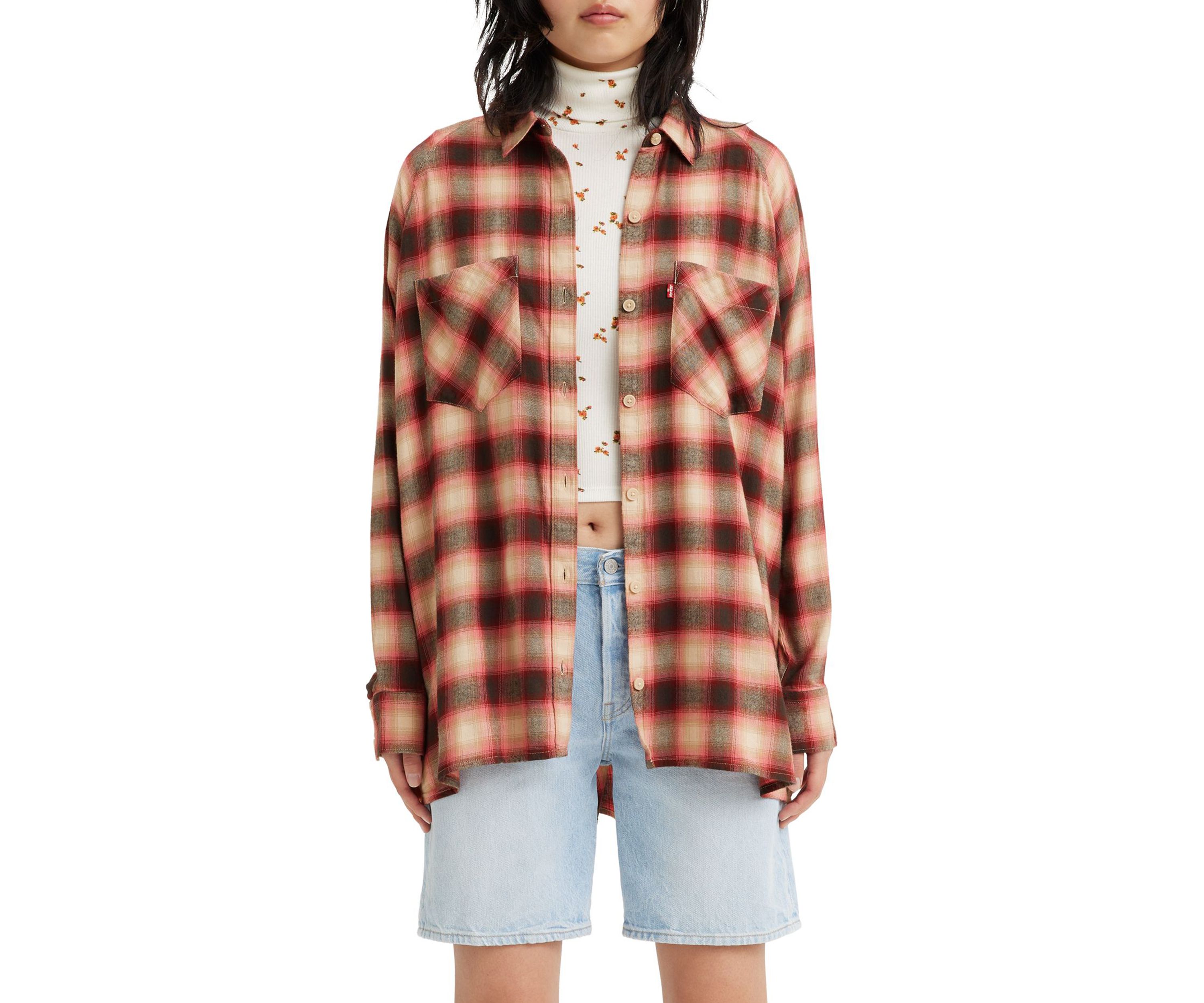 James Plaid Syrah Raglan Shirt
