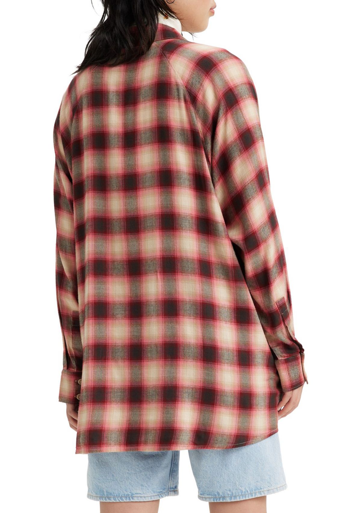 James Plaid Syrah Raglan Shirt