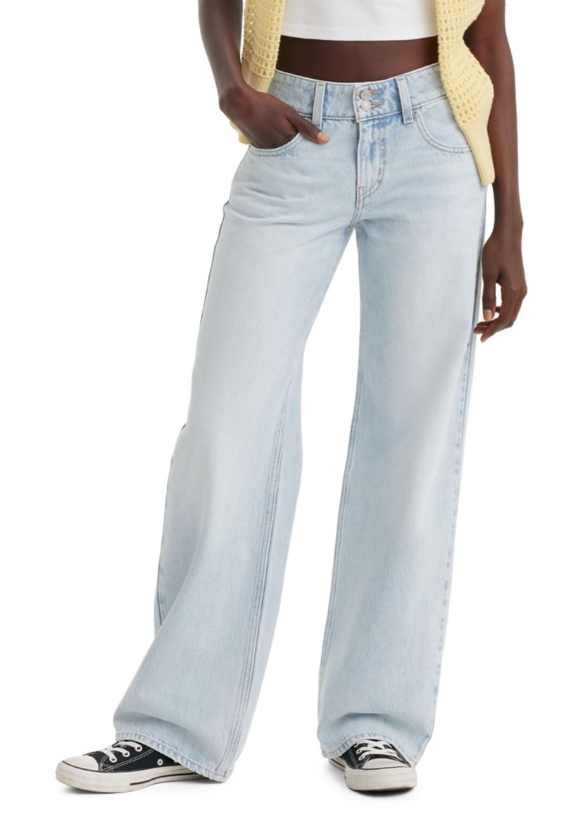 Womens Low-Rise Superlow Loose Jeans