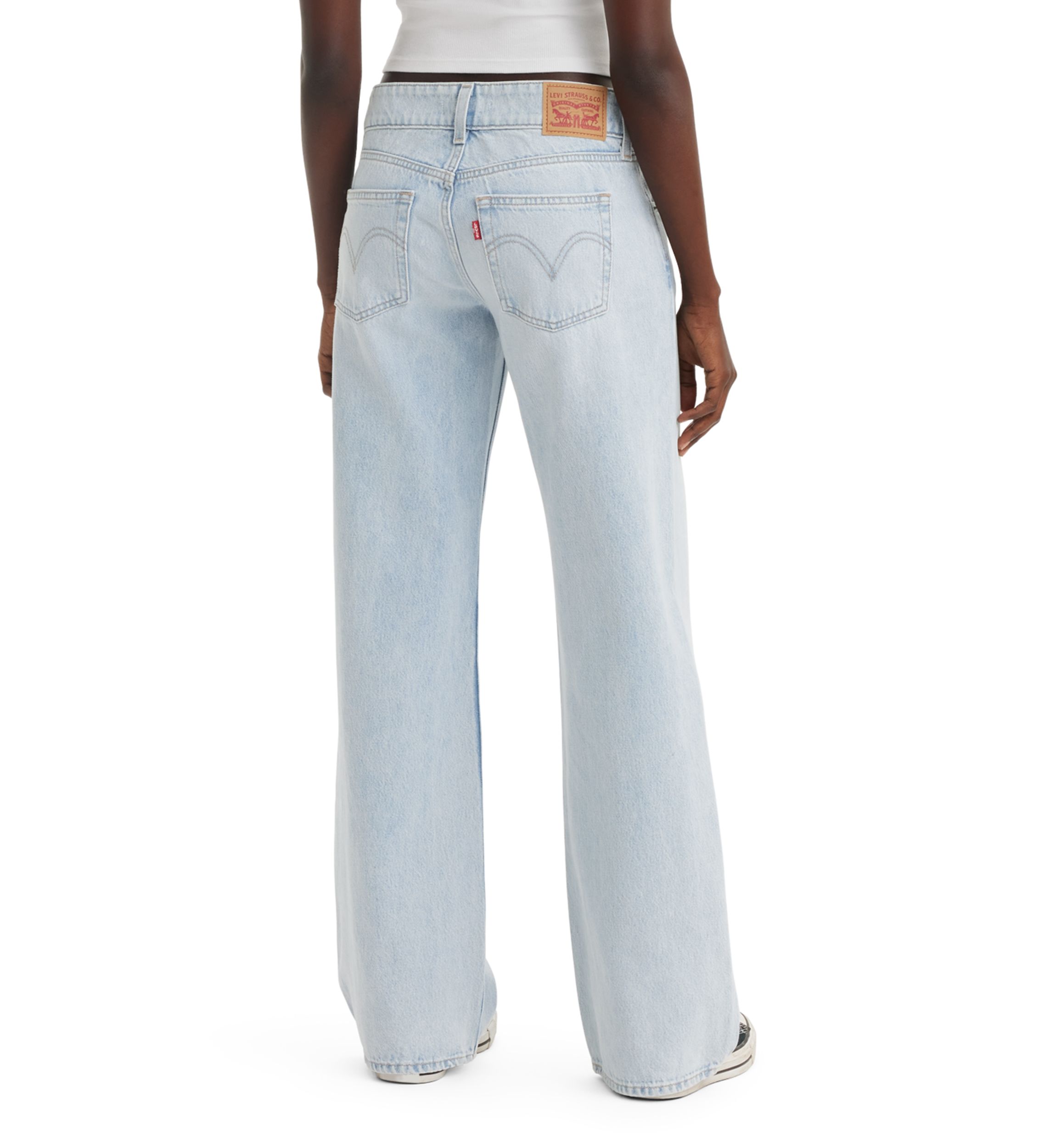 Womens Low-Rise Superlow Loose Jeans