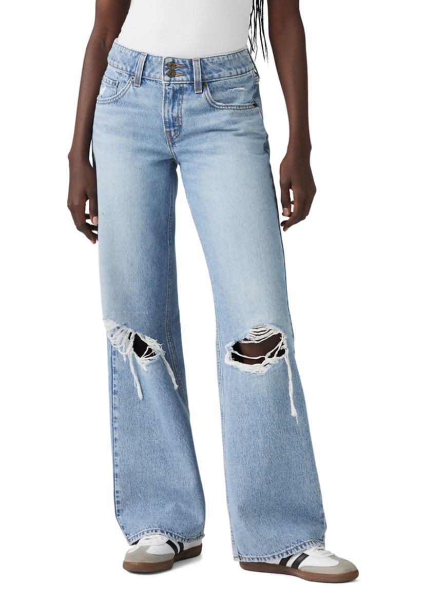 Womens Low-Rise Superlow Loose Jeans