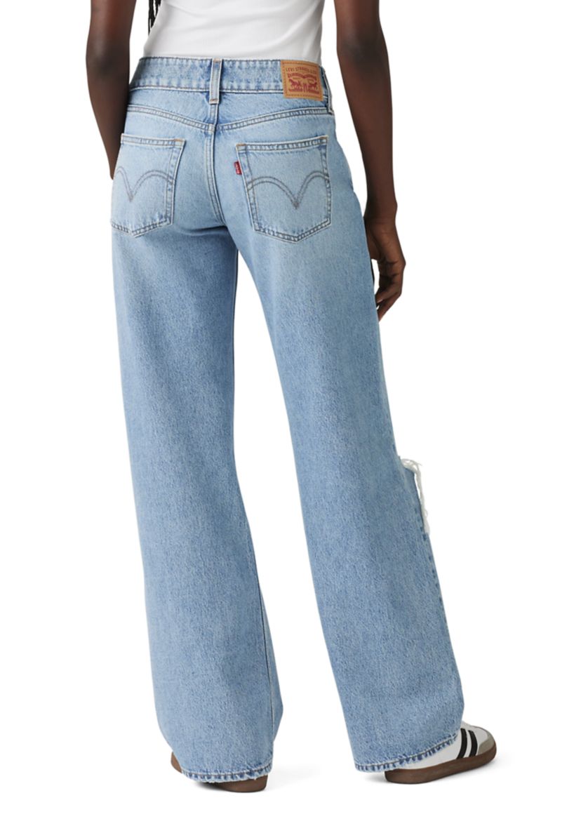 Womens Low-Rise Superlow Loose Jeans