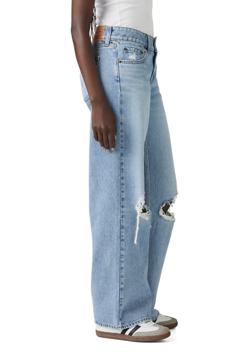 Womens Low-Rise Superlow Loose Jeans