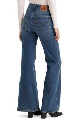 White Washed Denim Ruffle Bell Bottom Jeans – Bentleymac