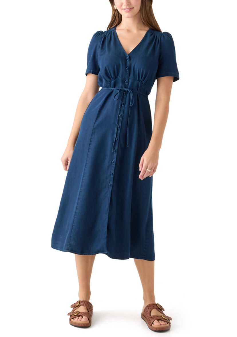 Sabrina Short Sleeve Midi Dress