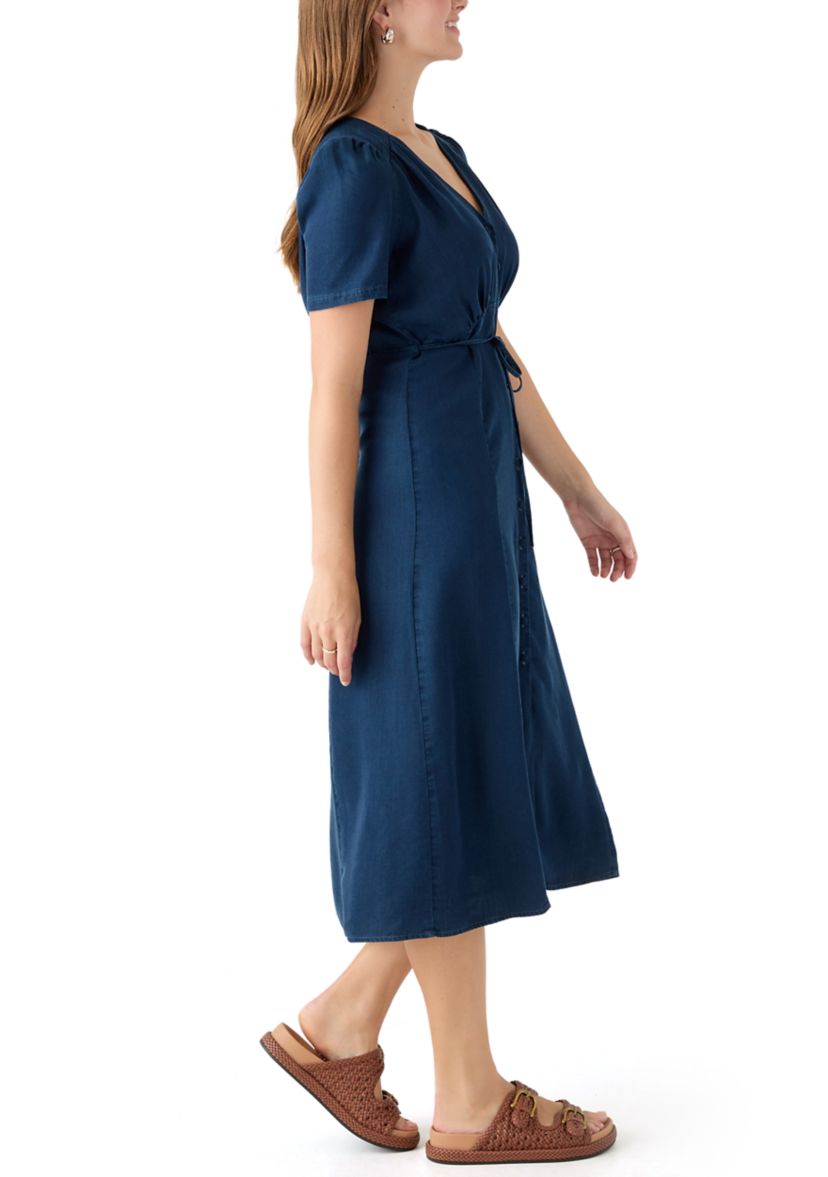 Sabrina Short Sleeve Midi Dress