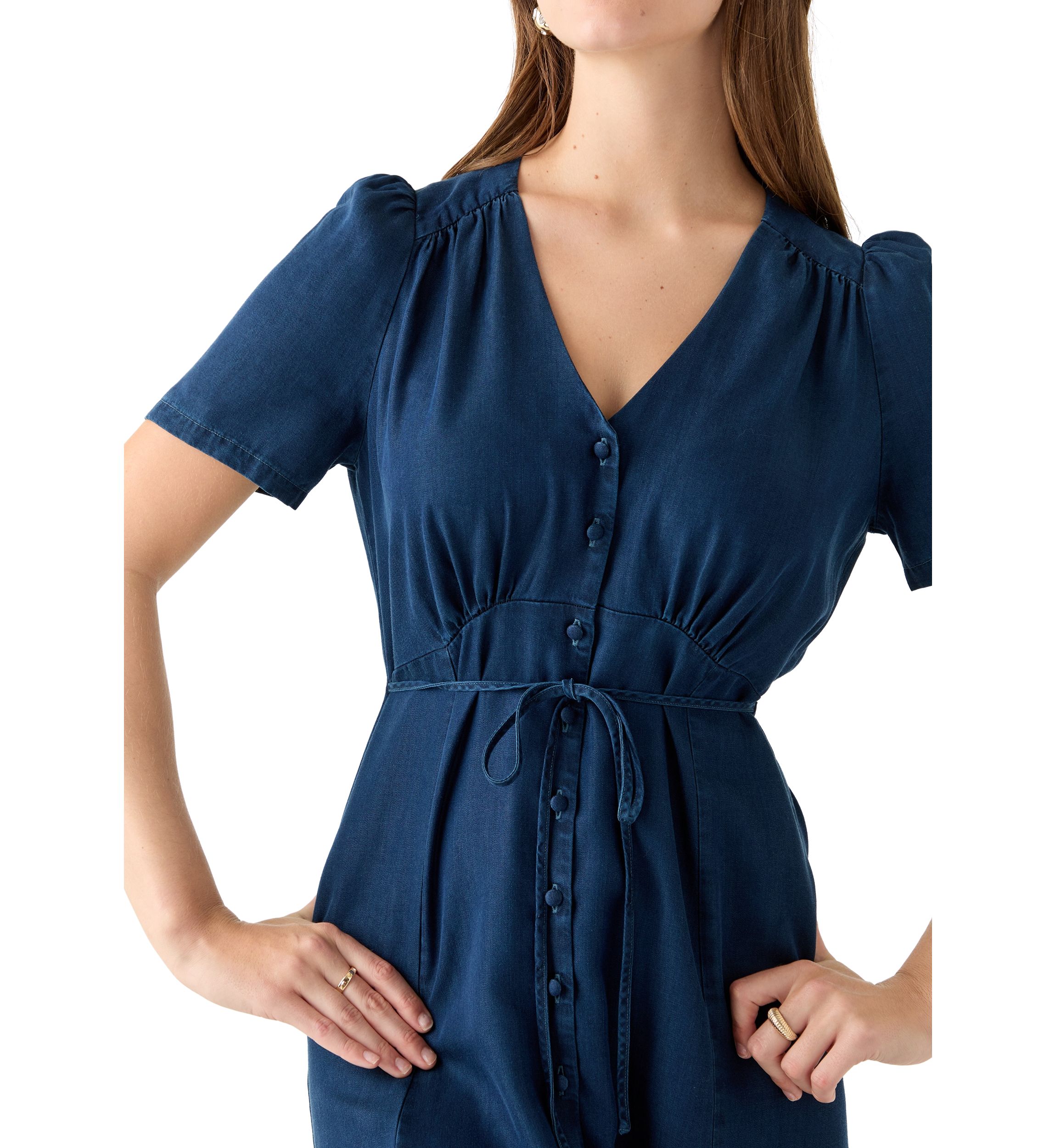 Sabrina Short Sleeve Midi Dress
