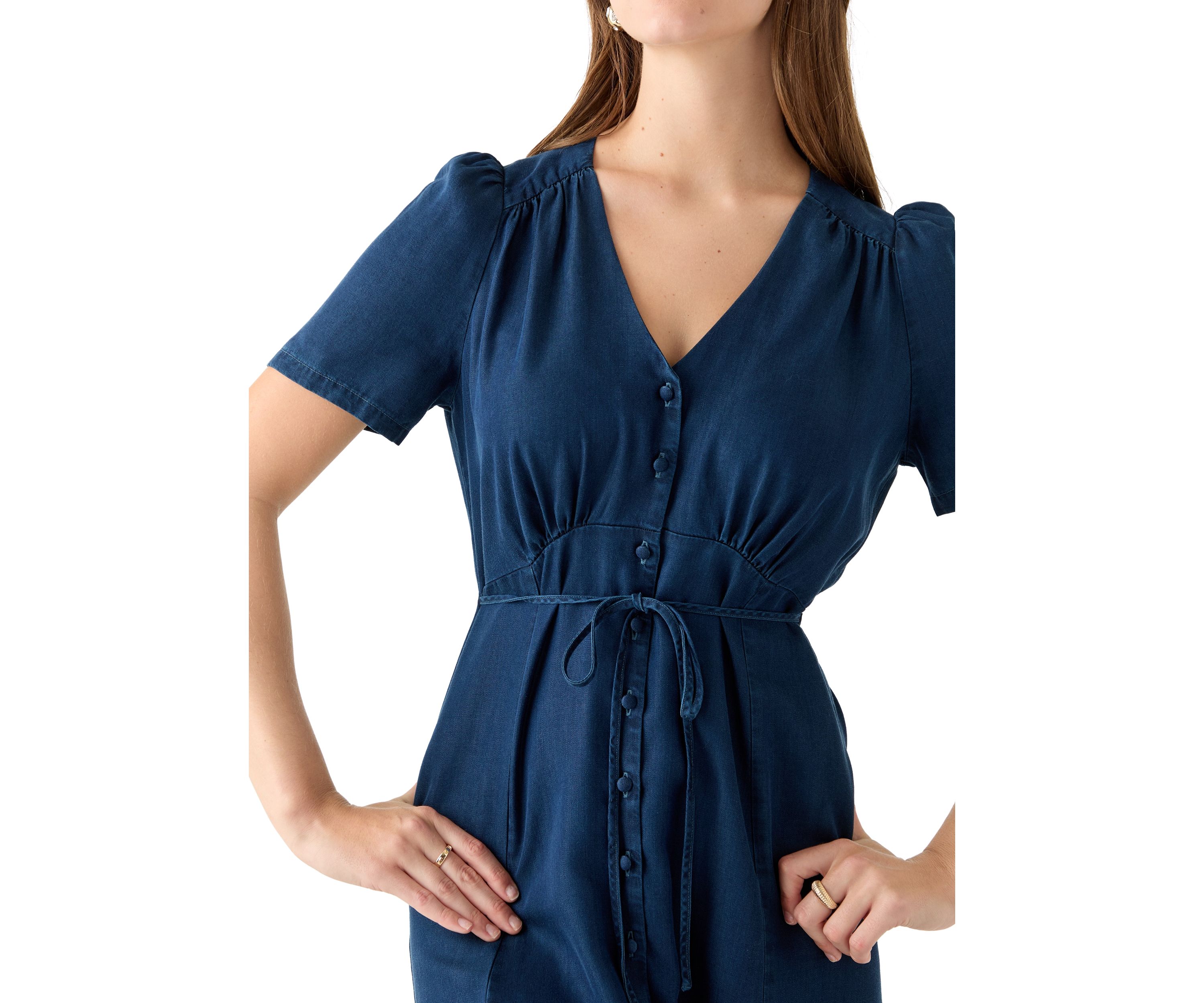 Sabrina Short Sleeve Midi Dress