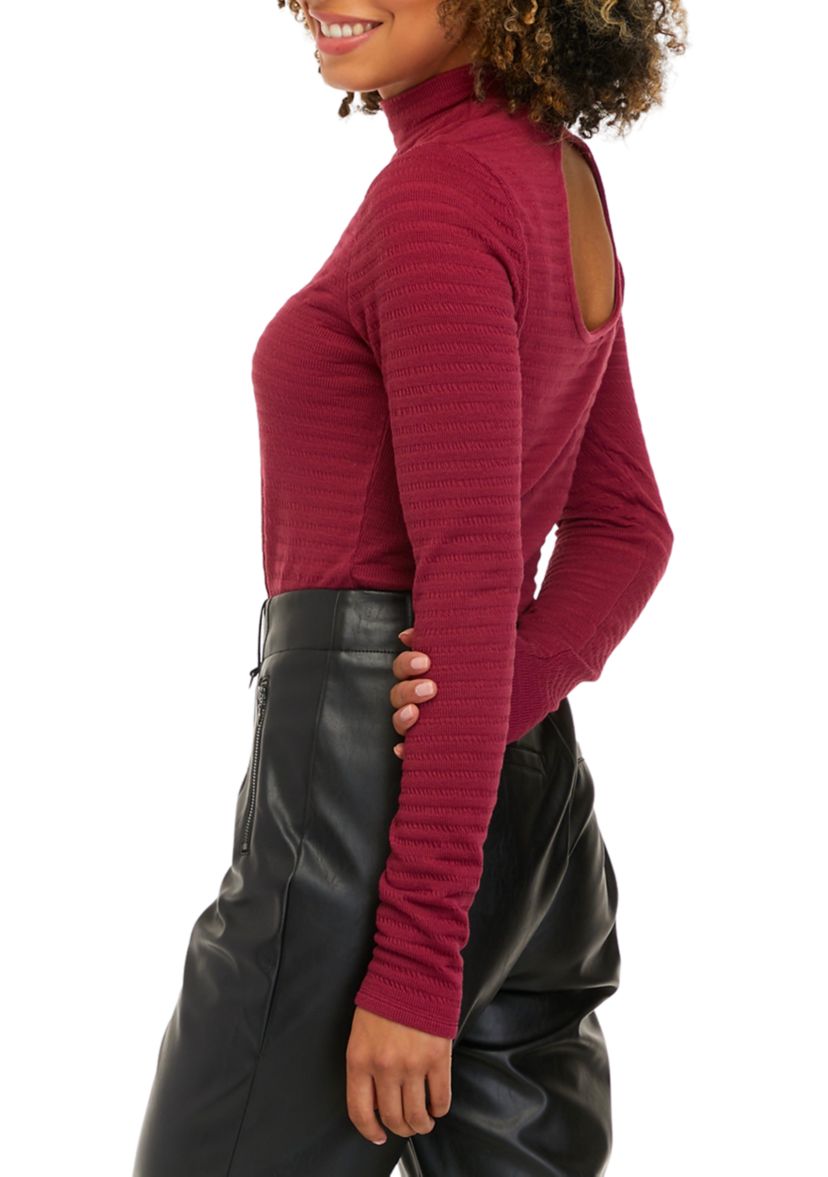 Puckered Knit Bodysuit