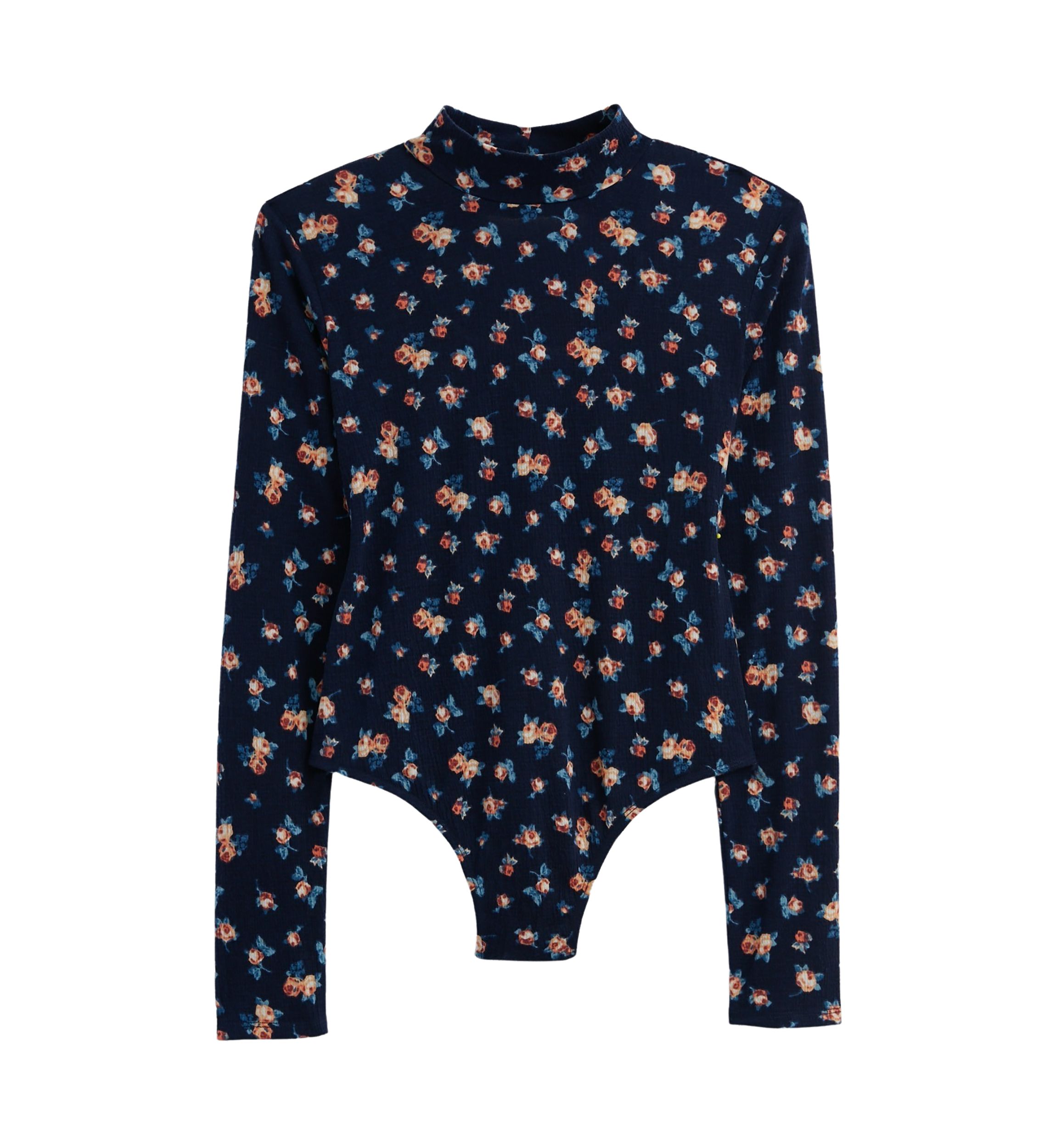 Puckered Knit Bodysuit