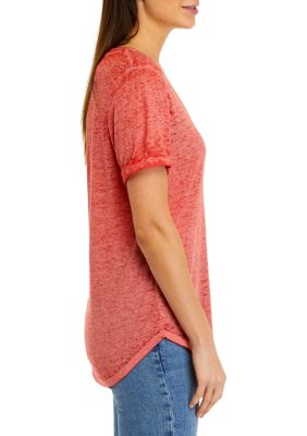 Short Sleeve V-Neck Pocket T-Shirt