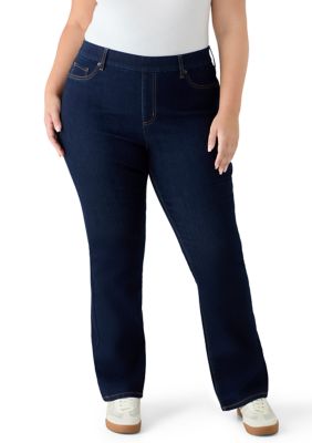 Kim Rogers Women's Plus Size Bootcut Jeans, 14