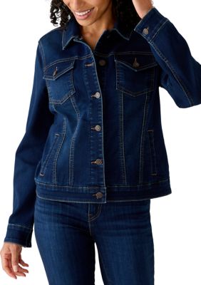 Kim Rogers Women's Knit Denim Jacket, Small