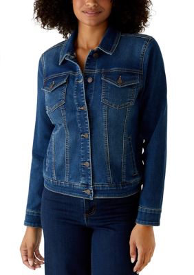 Kim Rogers Women's Knit Denim Jacket, Small