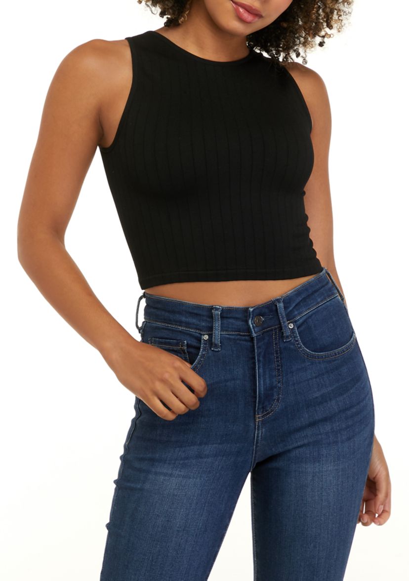 Juniors Sleeveless Seamless Tank 