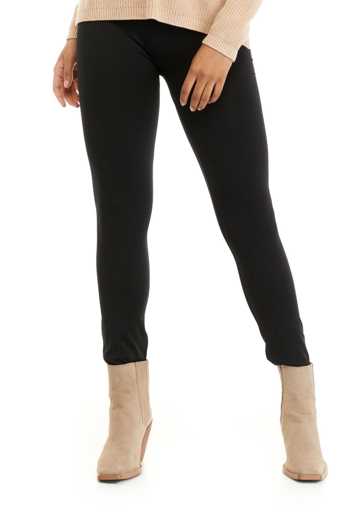 Juniors  Solid Fleece Leggings 