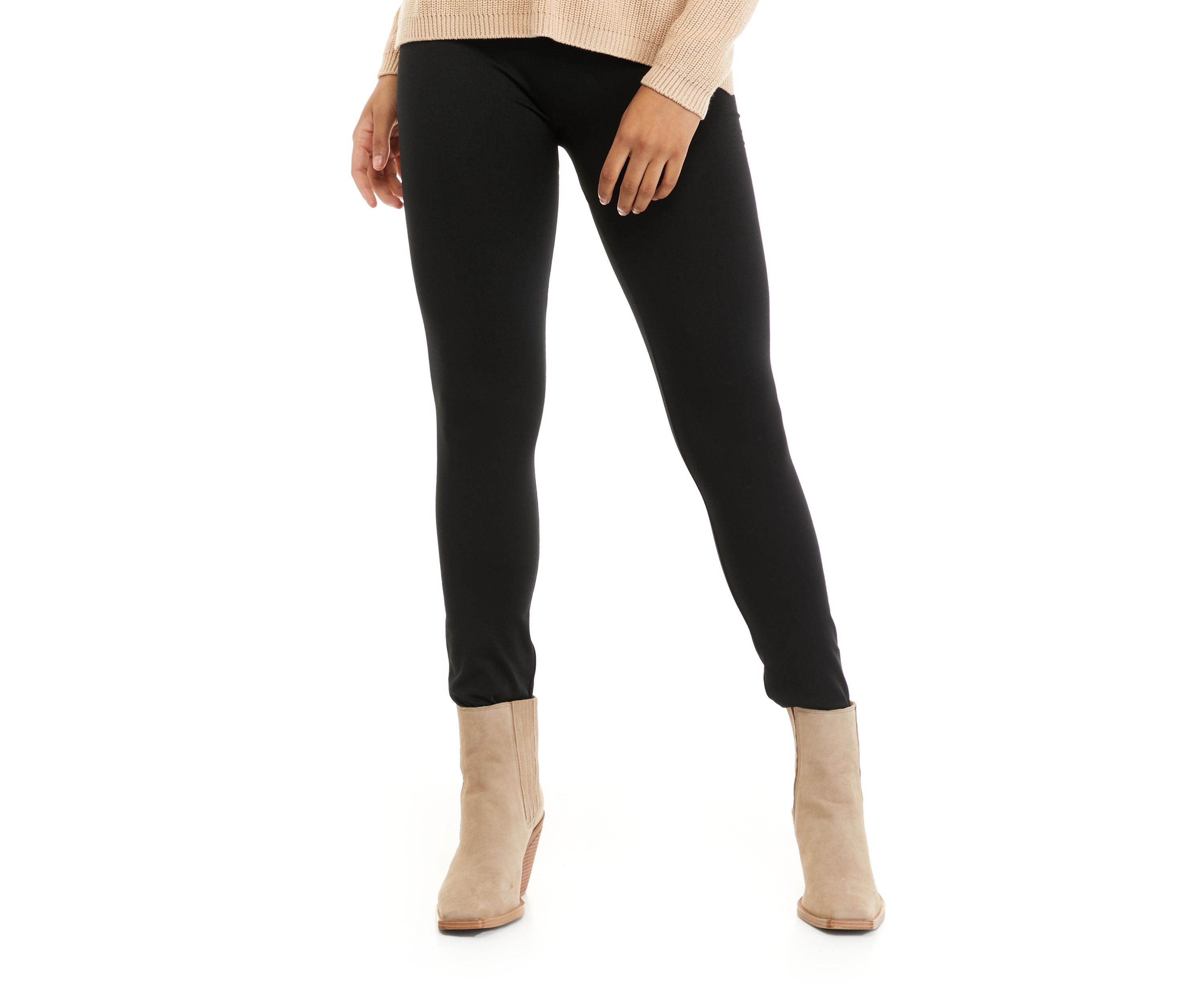 Juniors  Solid Fleece Leggings 