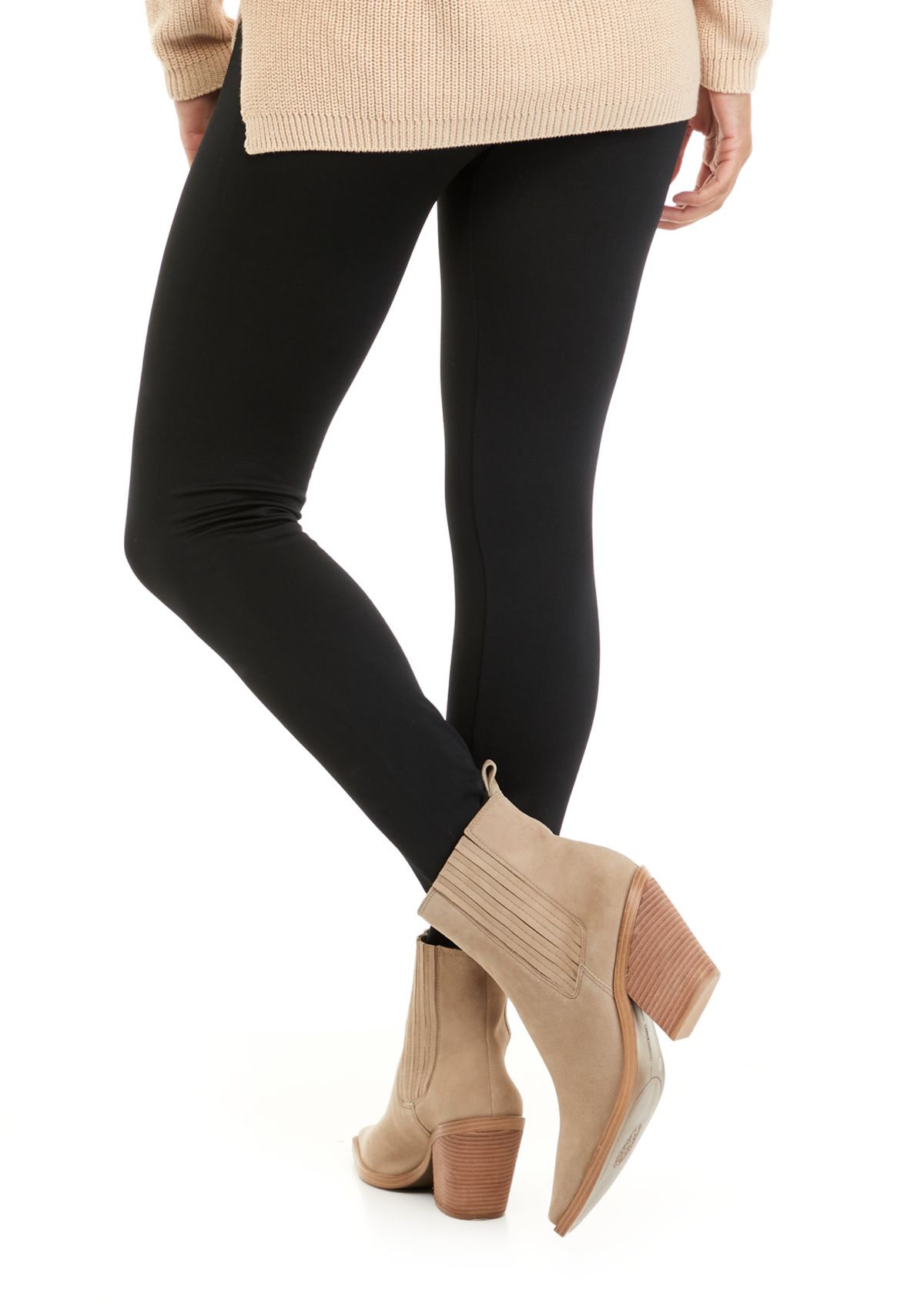 Juniors  Solid Fleece Leggings 