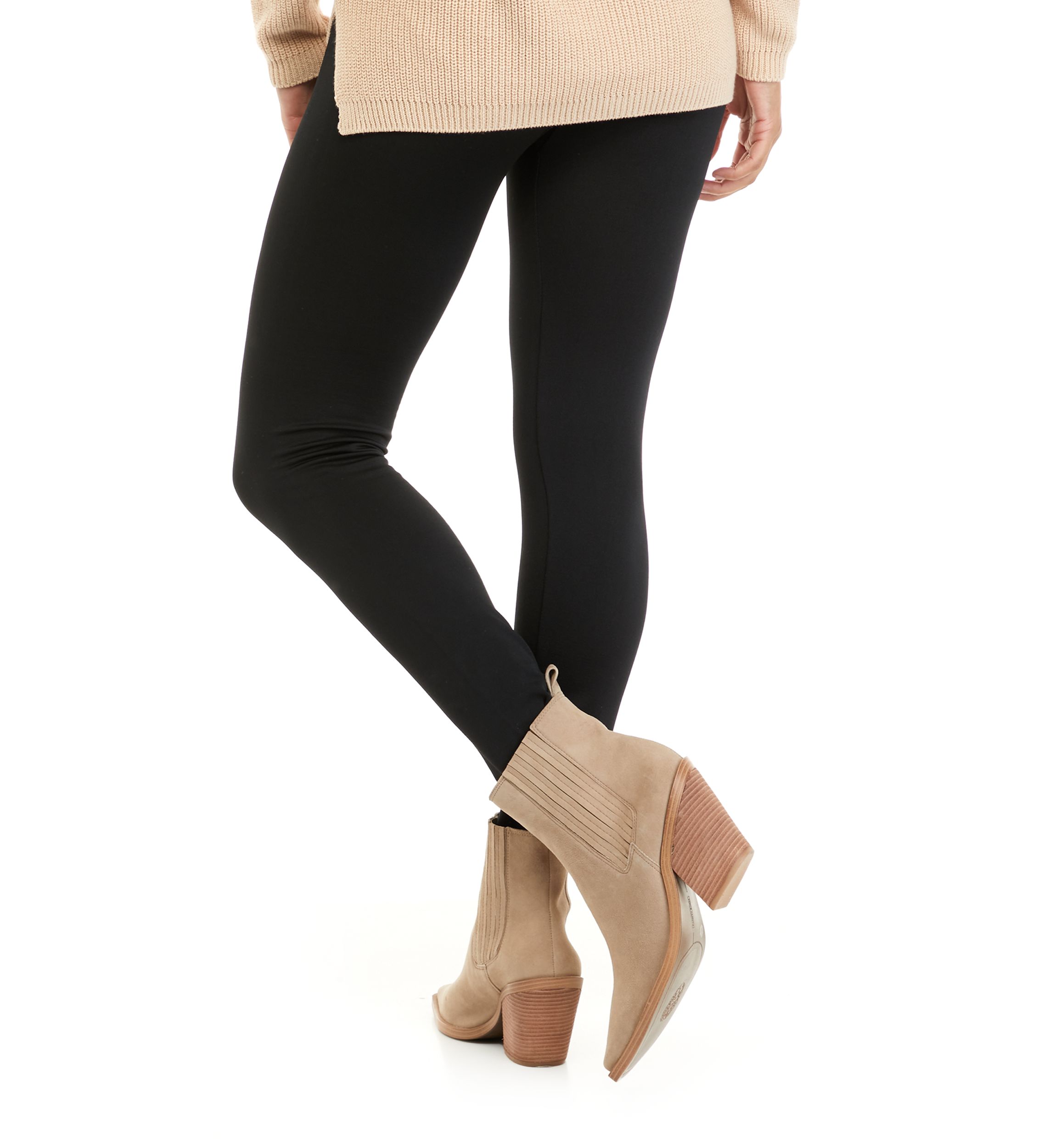 Juniors  Solid Fleece Leggings 