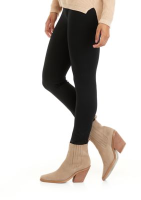 Juniors'  Solid Fleece Leggings