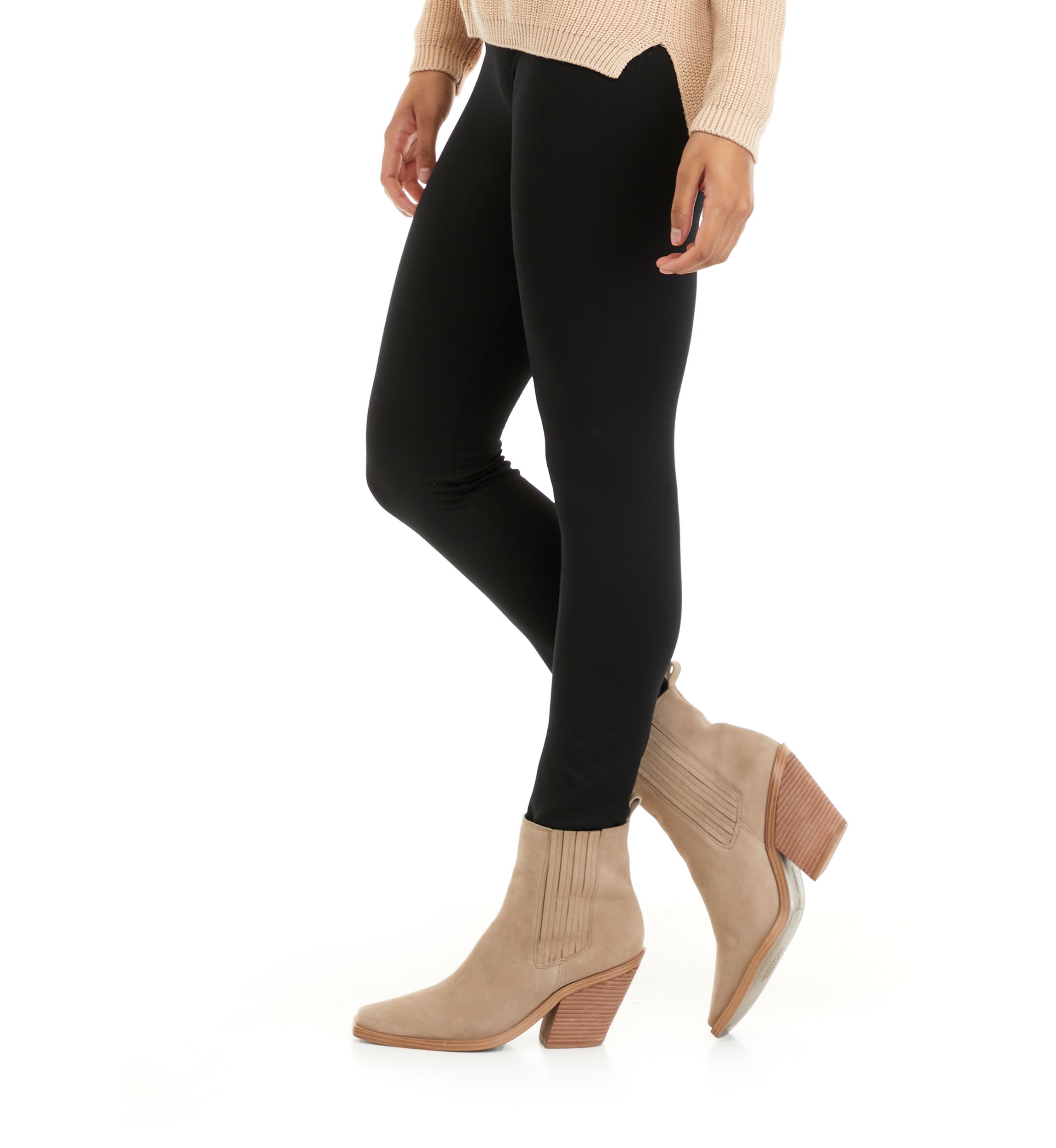 Juniors  Solid Fleece Leggings 