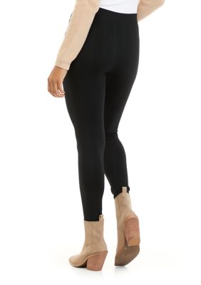 Juniors' Cable Fleece Leggings