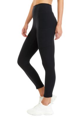 Juniors' High Rise Pocket Pull On Leggings