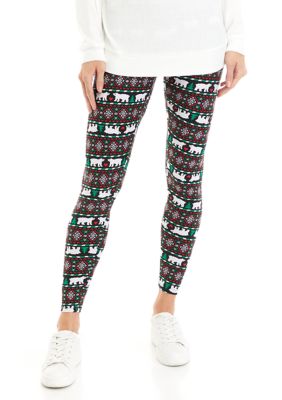 belk christmas leggings