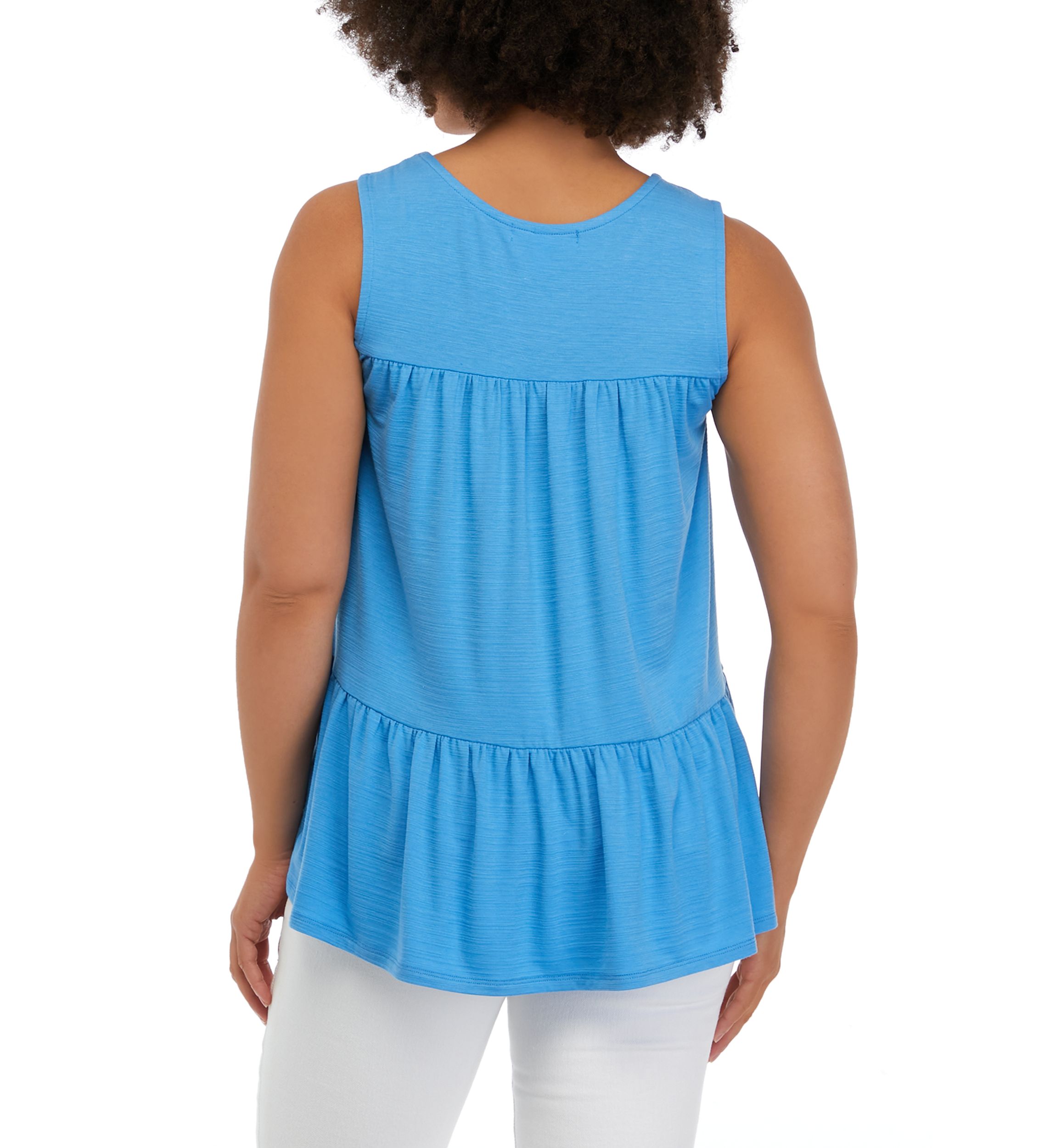 Juniors Jersey Babydoll Tunic Top