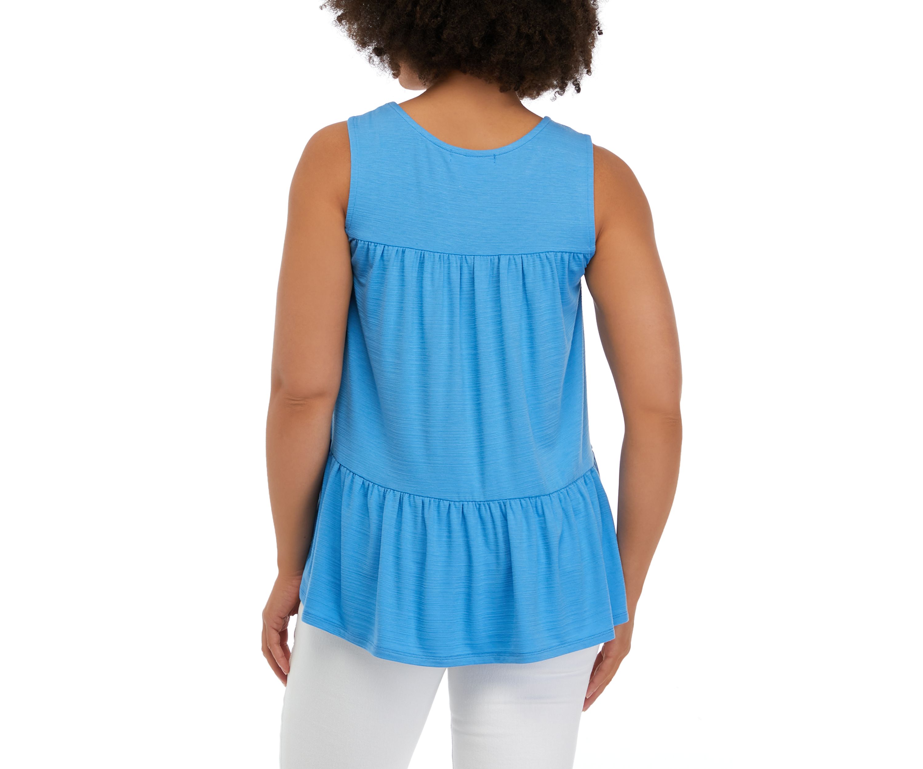Juniors Jersey Babydoll Tunic Top