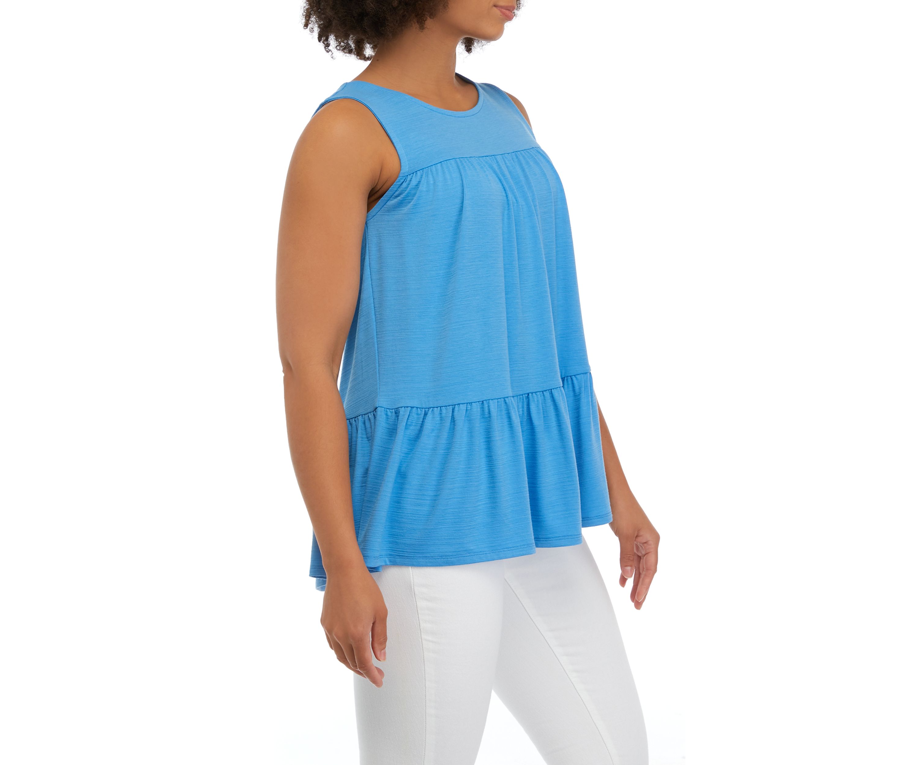 Juniors Jersey Babydoll Tunic Top