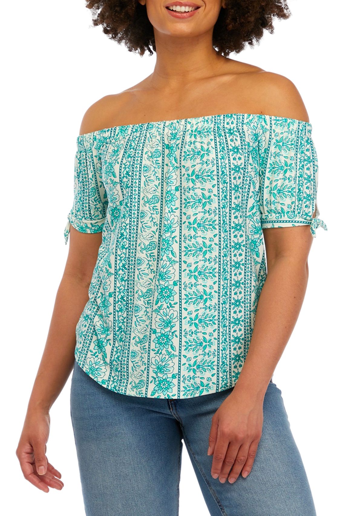 Short Sleeve Off the Shoulder Yummy Top