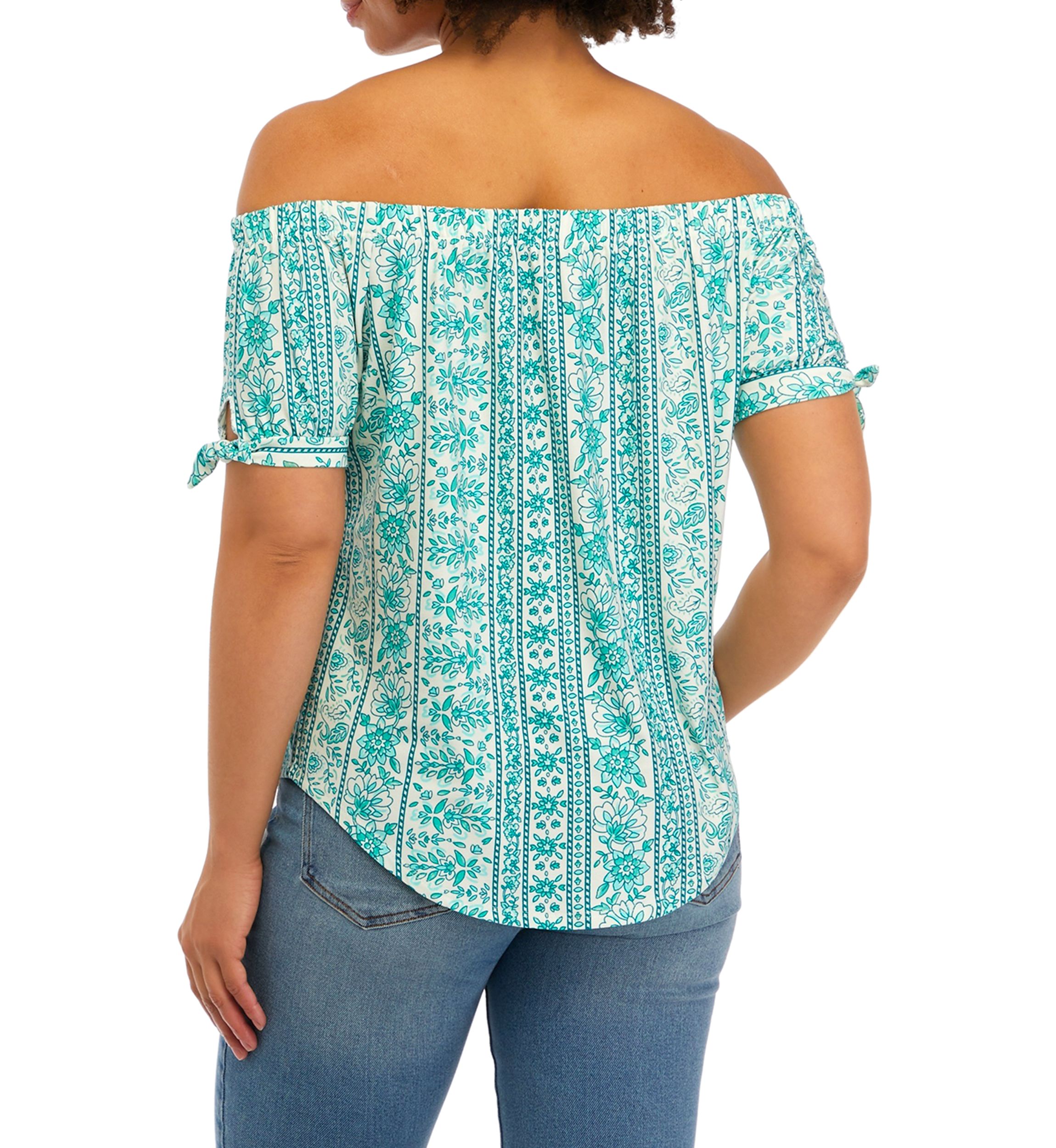Short Sleeve Off the Shoulder Yummy Top