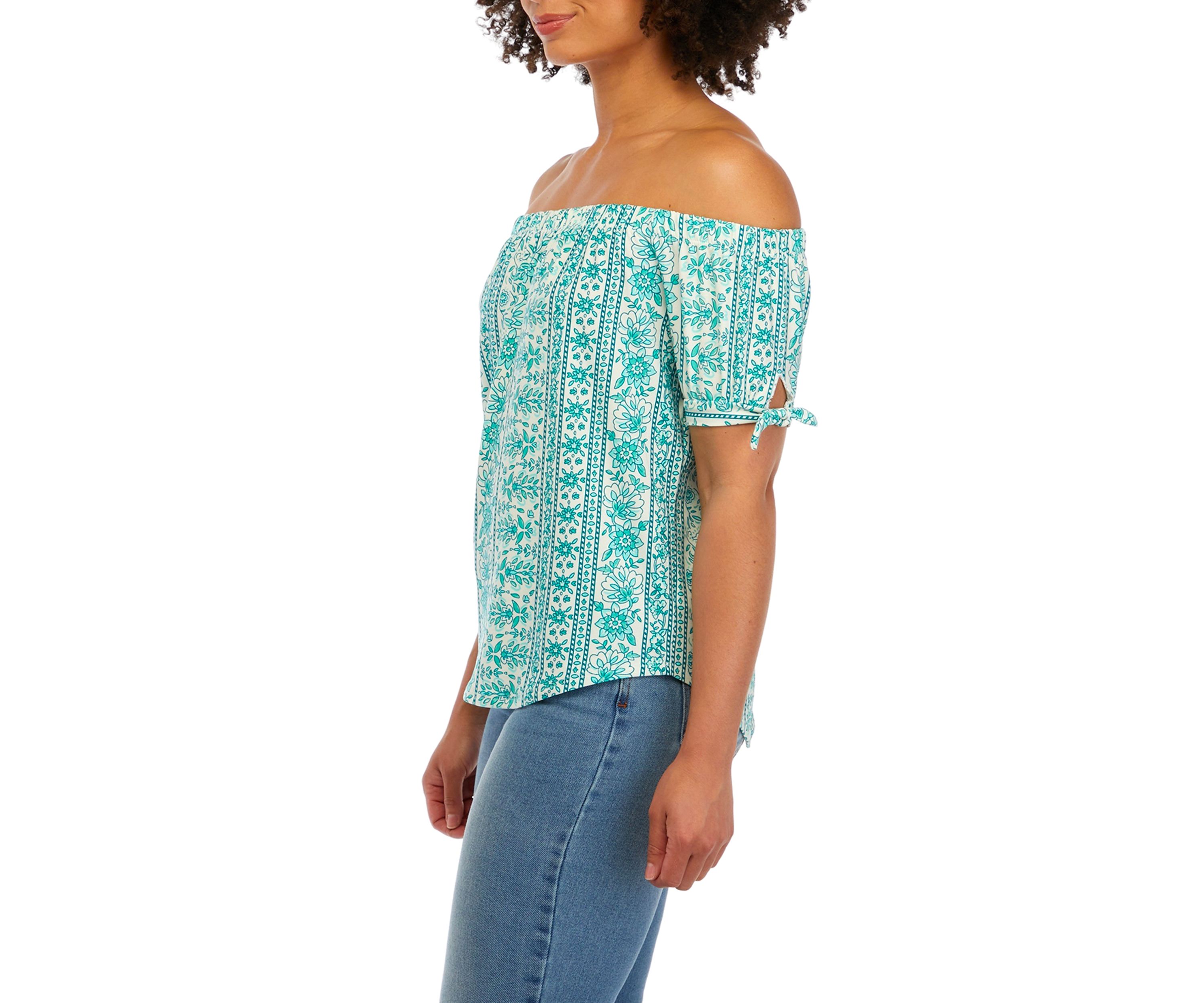Short Sleeve Off the Shoulder Yummy Top